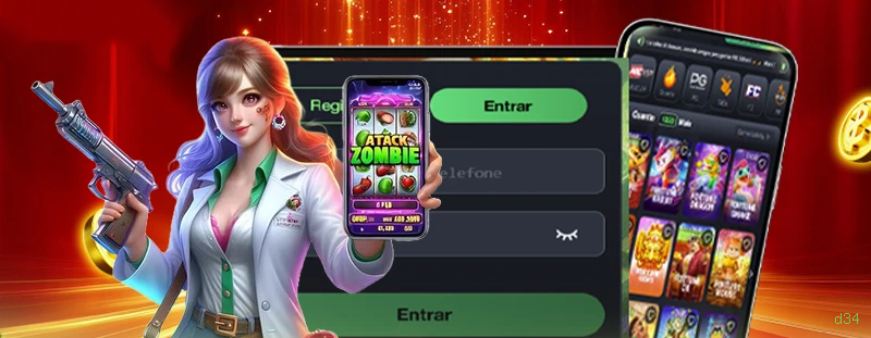 APP oficial da d34 para mobile